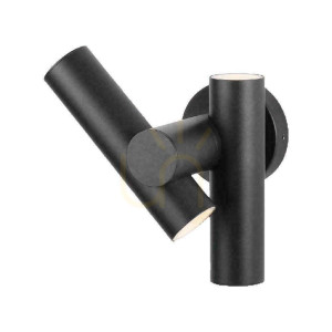 Wandleuchte V-TAC 6W LED IP44 Schwarz VT-1186 3000K 620lm.