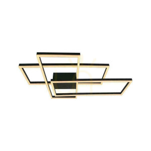 V-TAC LED-Deckenleuchte 47W Schwarz VT-7926 3000K 5010lm