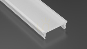 LED-Profil Diffusor LUMINES nano Fractal PC opal 2 m.