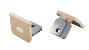 ALU LUMINES axel Light Elfenbein lackiert Stecker mit Loch