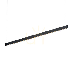 Pendelleuchte Ideallux Desk Wide SP2 Nero schwarz LED 36W 120 cm 336190
