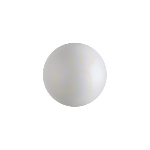 Glas Lampenschirm Ideallux MAPA MINI satiniert weiß D20 289939