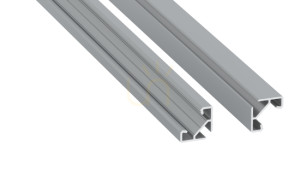 LED-Profil LUMINES Typ ajar silber eloxiert 1 m