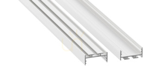 LED-Profil LUMINES Typ aria weiß lackiert 1 m