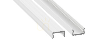 LUMINES LED Profil Atom Typ weiß lackiert 1 m