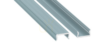 LUMINES LED-Profil Atom Typ Himmelblau lackiert 1 m