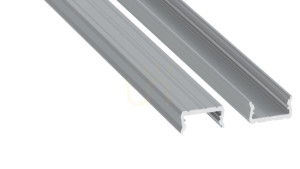 LED-Profil LUMINES Atom Typ silber eloxiert 2 m