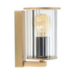 Wandleuchte ARGON NORFOLK 8752 transparent Gold E27 IP44