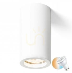 Plafond Rendl R14559 Moma Deckenleuchte, Downlight Weiß