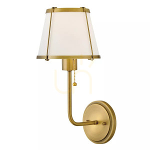 Clarke Wandleuchte - 1 Lichtquelle - Tinted brass Elstead
