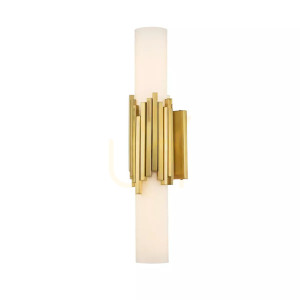 Marvele Wandleuchte - 2 Lichtquellen - Aged brass Elstead