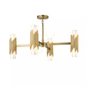 Marvele Kronleuchter - 8 Lichtquellen - Aged brass Elstead