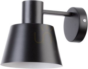 Wandleuchte Sigma DUNKA schwarz E27 IP20 17 cm 31782