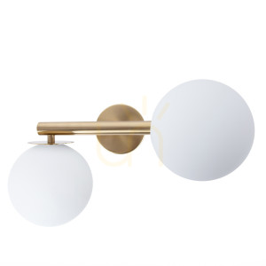 Wandleuchte Sigma AVOLA 2 weiß gold G9 2-flammig 41484