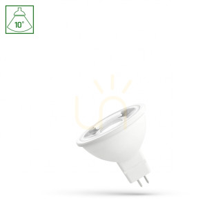 Led Mr16 12 V 5 W Smd 10st Ww mit Spektrallinse
