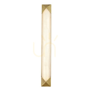 Große LED-Wandleuchte CAESAR - Vintage Messing QUINTIESSE