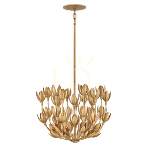 FLORA Pendelleuchte - 3 Lichtquellen - Oxidiertes Gold QUINTIESSE