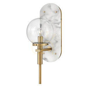 GILDA Wandleuchte - 1 Lichtquelle - Klassisches Messing QUINTIESSE