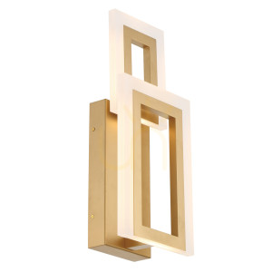 Wandleuchte INIZIO - Gebürstetes Gold QUINTIESSE