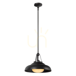PALMETTO Pendelleuchte - 1 Lichtquelle - Urban braun QUINTIESSE