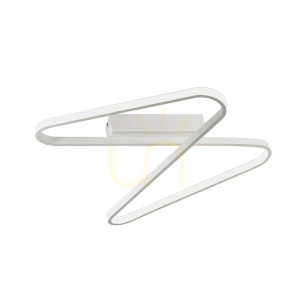 Deckenleuchte Zambelis LED 38W 3000K sandweiß Aluminium Silizium