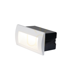 Außenwand-Stufenleuchte LED 3W Weiß ZAMBELIS