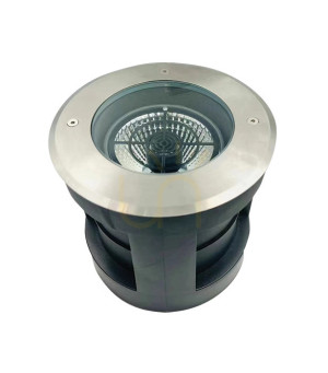 Außen-Einbauleuchte LED 15W 3000k Edelstahl ZAMBELIS