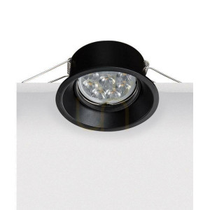 Downlight Spot 1xgu10 Schwarz ZAMBELIS