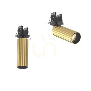 Deckeneinbau-Spot LED 7W Gebürstetes Messing ZAMBELIS