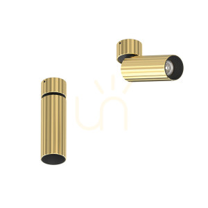Decke Beweglicher Spot LED 7W Gebürstetes Messing ZAMBELIS