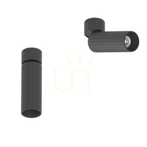 Decke Bewegliche Spot LED 7W Schwarz ZAMBELIS