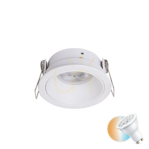 Einbaustrahler Gu10 MAX 40W Weiß ZAMBELIS
