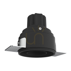 Trimless Spot LED Licht 10W 3000k Schwarz Ip44 ZAMBELIS