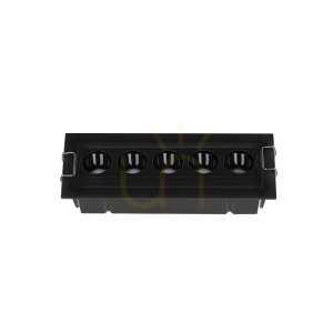 LED-Einbauleuchte 12W 3000k Schwarz Verstellbar ZAMBELIS