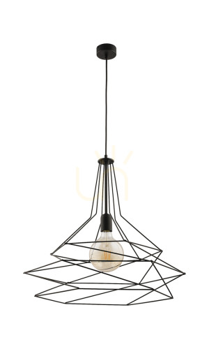 ORO Pendelleuchte Schwarz 1XE27/15W