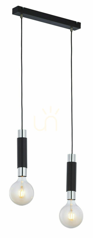 LILE Pendelleuchte Chrom 2XE27/15W