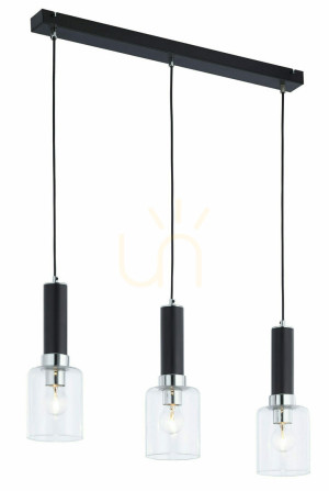 TULUZA Pendelleuchte Chrom 3XE27/15W