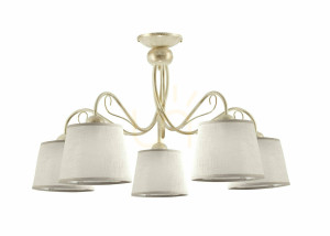 KAMELIA Deckenleuchte Beige 5xE27/15W