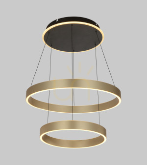 Marling Gold Doppel-Pendelleuchte 6072-304 Aviano