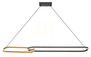 Pendelleuchte Zuma Line RAVON P241145502A gold 2xLED