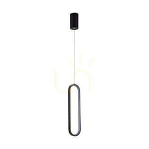 V-TAC 13W LED-Pendelleuchte schwarz VT-7829 3000K 1500lm