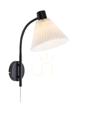 Wandlampe Markslojd MIRA 108752 Weiß Stahl Polyester 40x38 cm
