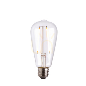 Zubehör E27 LED Glühfaden Birne transparent Endon