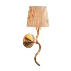 Wandleuchte Wriggle Brass Endon