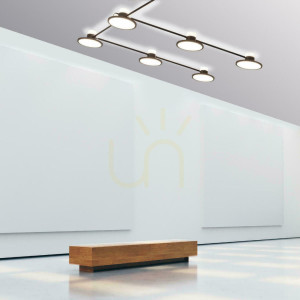 LED Lampe Schwarz 57cm LED 3000k 10W 24V ZAMBELIS