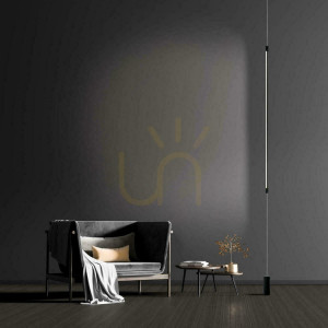 22W LED-Leuchte 22W 3000k Aluminium Schwarz Matt ZAMBELIS