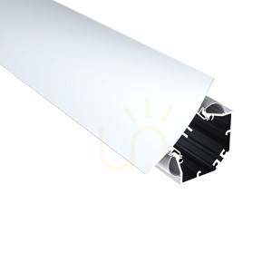 Doppelseitiges Aluminiumprofil mit Opaldiffusor 2M ZAMBELIS