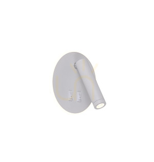 Wandleuchte CIRCA W4107-WH Weiß 1xLED