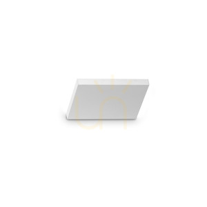 Wandleuchte Ideallux BLOCK 350554 weiß LED 10W rund Ø15 cm