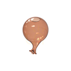 Glas Lampenschirm Ideallux CLOWN 352589 Ø15 cm Glas